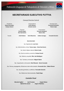 SECRETARIADO EJECUTIVO FUTTVA